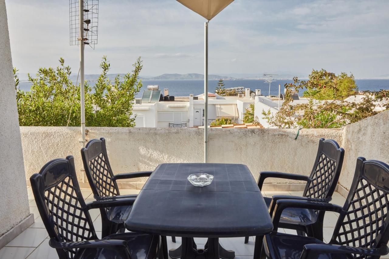 180° View To Sea Villa Vathí Exterior foto