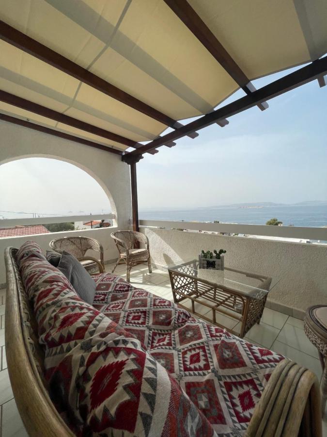 180° View To Sea Villa Vathí Exterior foto