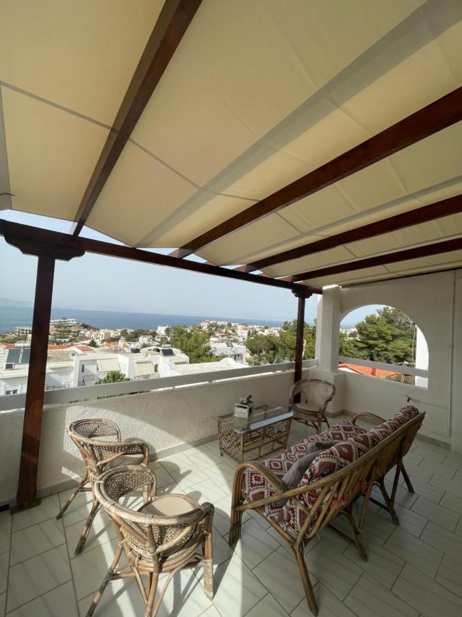 180° View To Sea Villa Vathí Exterior foto