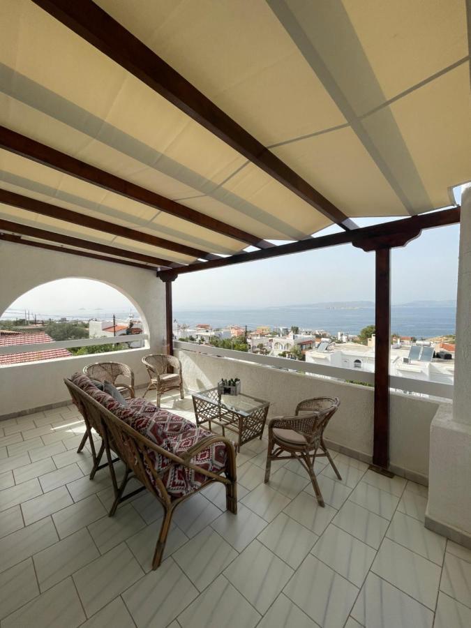 180° View To Sea Villa Vathí Exterior foto